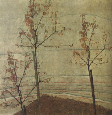 Egon Schiele Autumn Trees